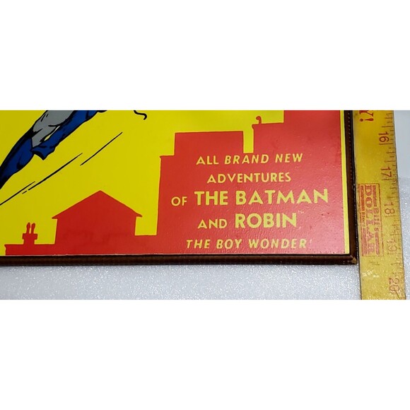 2013 Silver Buffalo Batman No.1 Wood Poster 19x13 DC Comics Robin Wall Art - Picture 4 of 9